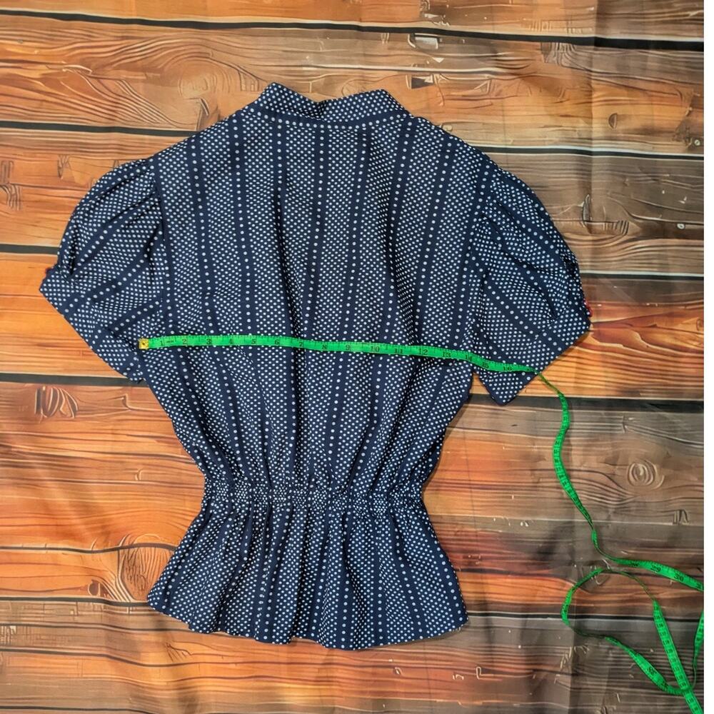 Zinger Vintage style thank you find at least one you blue top Size L - Picture 6 of 10